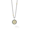 A Initial Diamond Charm Necklace