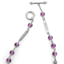 Amethyst Beaded Bracelet