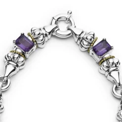 Amethyst Caviar Beaded Necklace