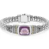 Amethyst Caviar Bracelet | 9mm
