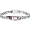 Amethyst Caviar Bracelet | 6mm