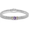 Amethyst Caviar Bracelet | 6mm