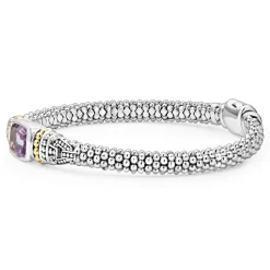 Amethyst Caviar Bracelet | 6mm
