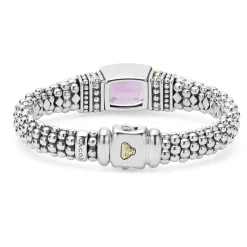 Amethyst Caviar Bracelet | 9mm