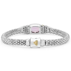 Amethyst Caviar Bracelet | 6mm