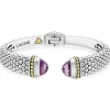Amethyst Cuff Bracelet | 12mm