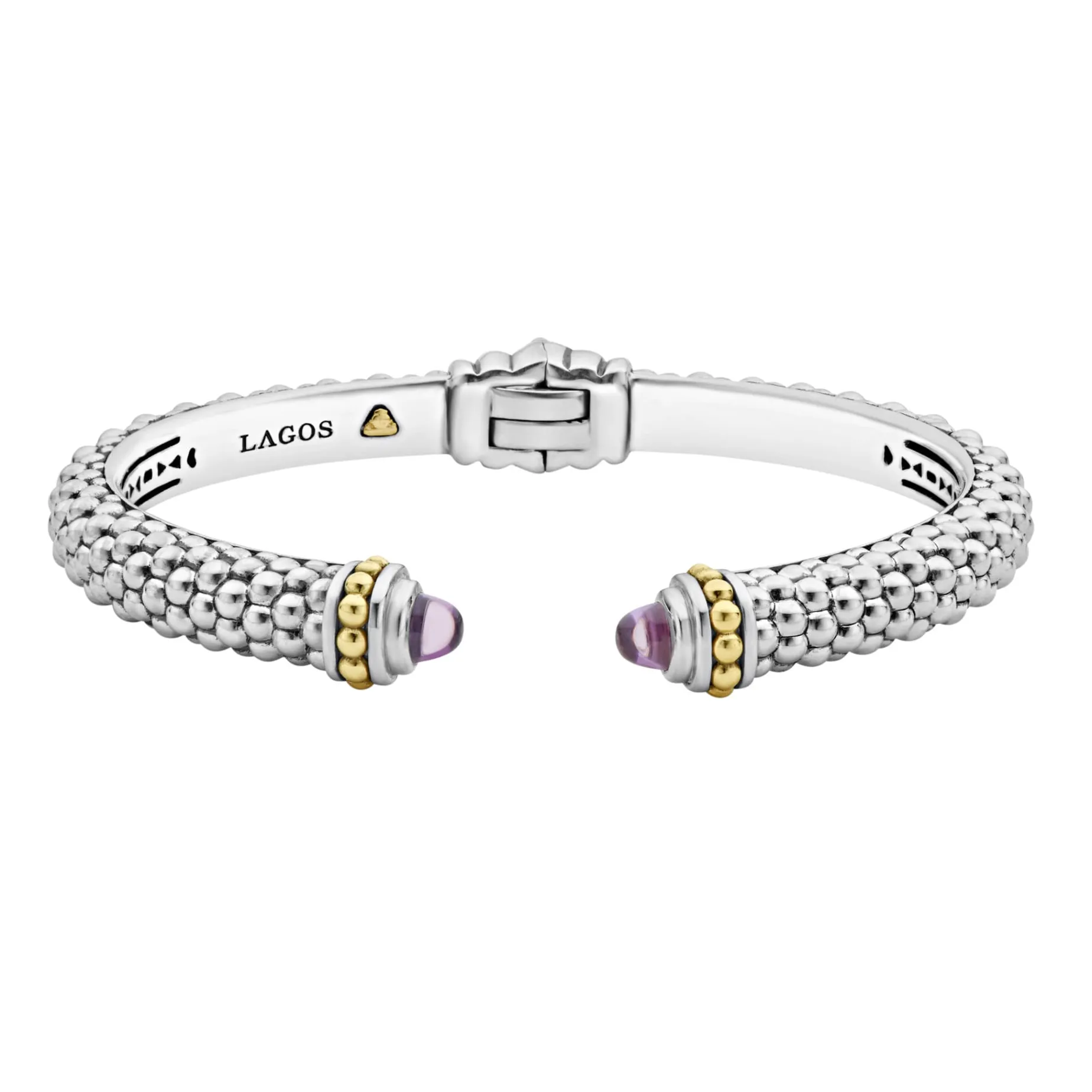 Amethyst Cuff Bracelet | 8mm