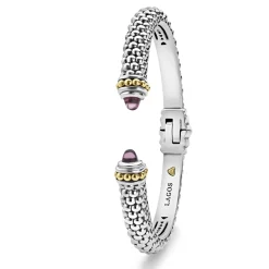Amethyst Cuff Bracelet | 8mm