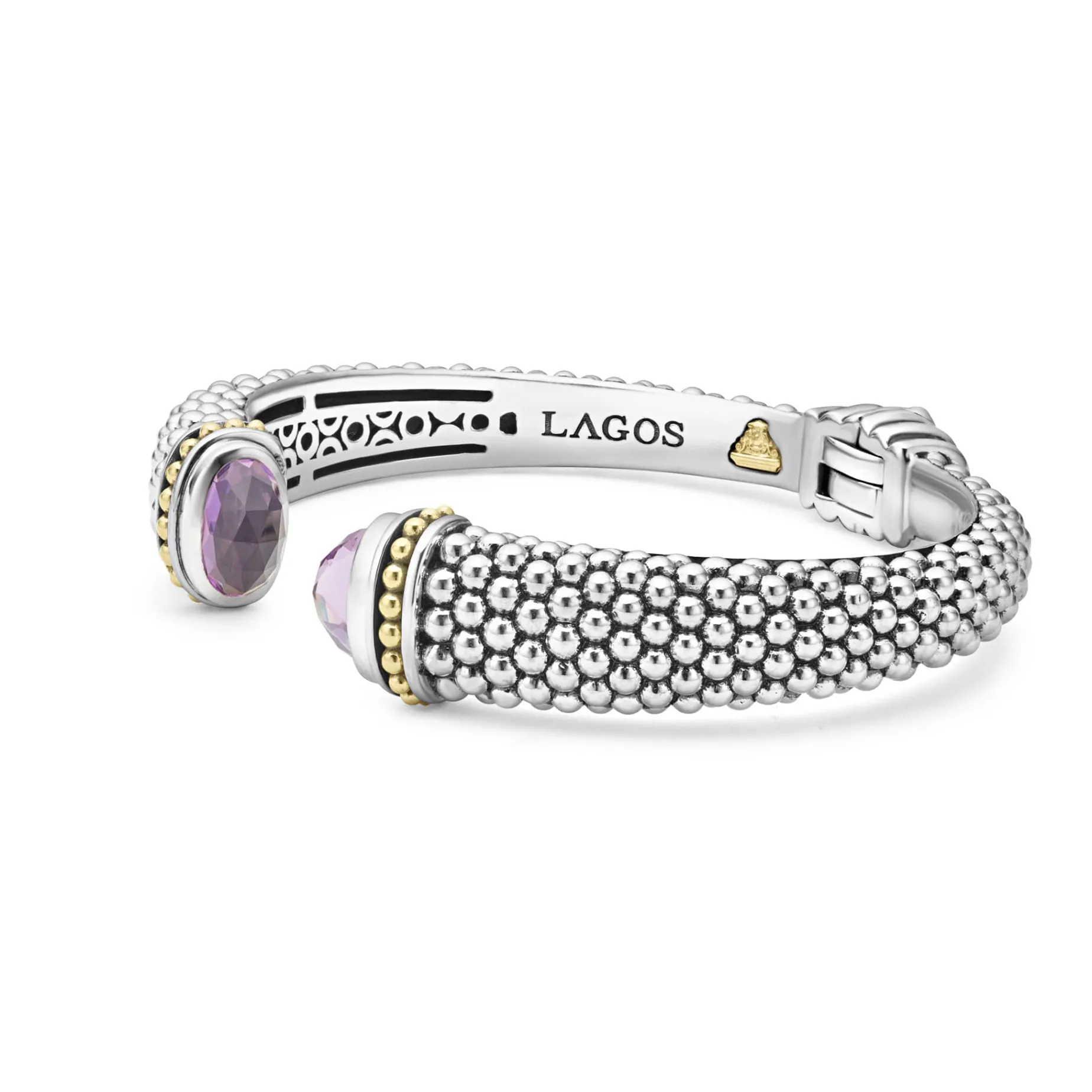 Amethyst Cuff Bracelet | 12mm