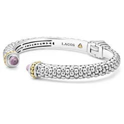 Amethyst Cuff Bracelet | 8mm