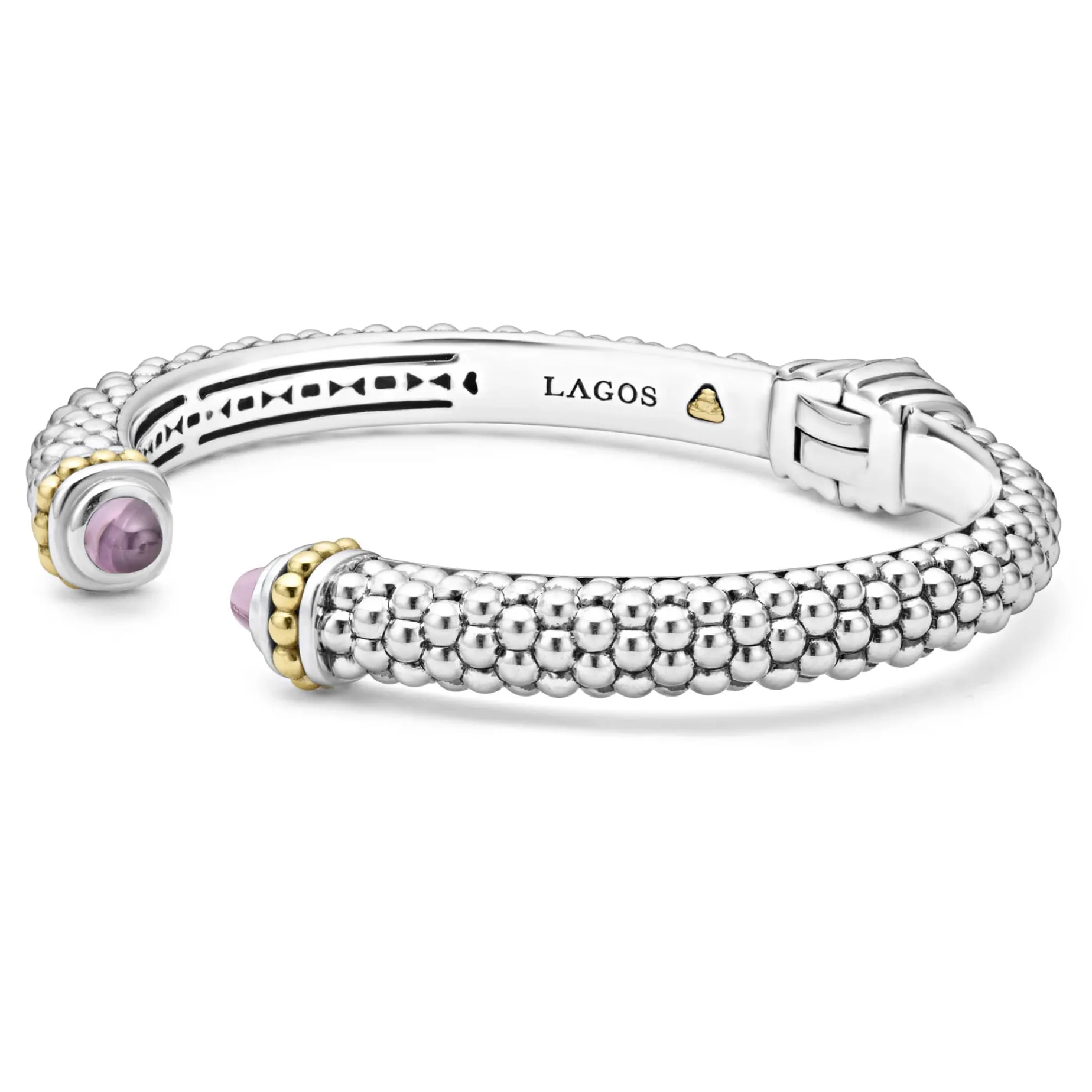Amethyst Cuff Bracelet | 8mm
