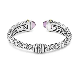 Amethyst Cuff Bracelet | 12mm