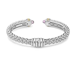 Amethyst Cuff Bracelet | 8mm