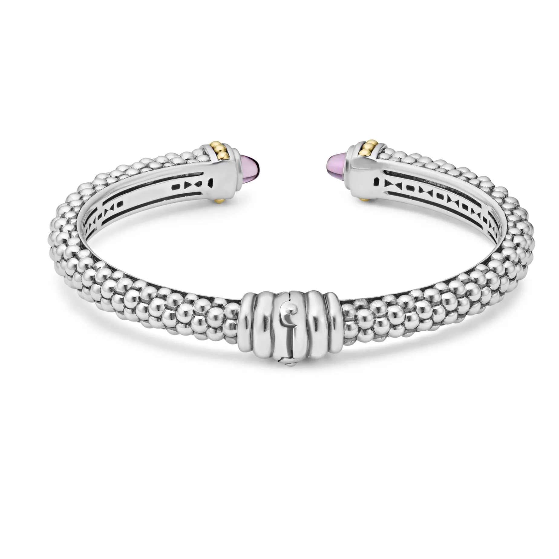 Amethyst Cuff Bracelet | 8mm