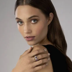 Amethyst Stacking Rings
