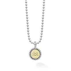 Aquarius Zodiac Charm Necklace