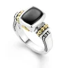 Bezel-Set Onyx Ring