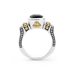 Bezel-Set Onyx Ring