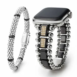 Black Ceramic and Diamond Smart Caviar Gift Set