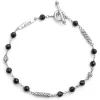 Black Ceramic Beaded Bracelet