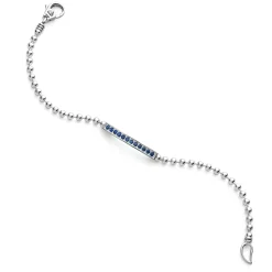 Blue Sapphire Beaded Bracelet