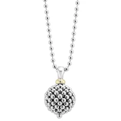 Caviar Ball Pendant Necklace