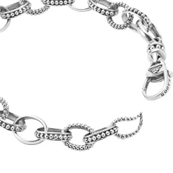 Caviar Bead Link Bracelet