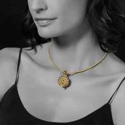 Caviar Beaded Pendant