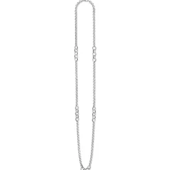 Caviar Circle Link Necklace