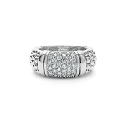Caviar Diamond Ring