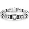 Ceramic and Diamond Circle Bracelet | 9mm