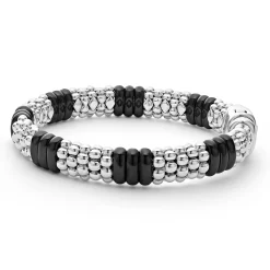 Ceramic Caviar Beaded Bracelet | 9mm