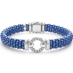 Ceramic Diamond Circle Bracelet | 9mm