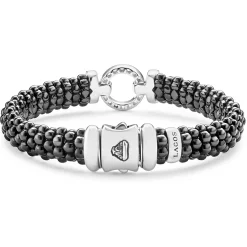 Ceramic Diamond Circle Bracelet | 9mm