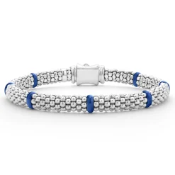 Ceramic Station Caviar Bracelet | 6mm