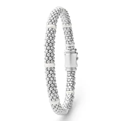 Ceramic Station Caviar Bracelet | 6mm