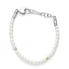 Childs First Gold Station Pearl Bracelet