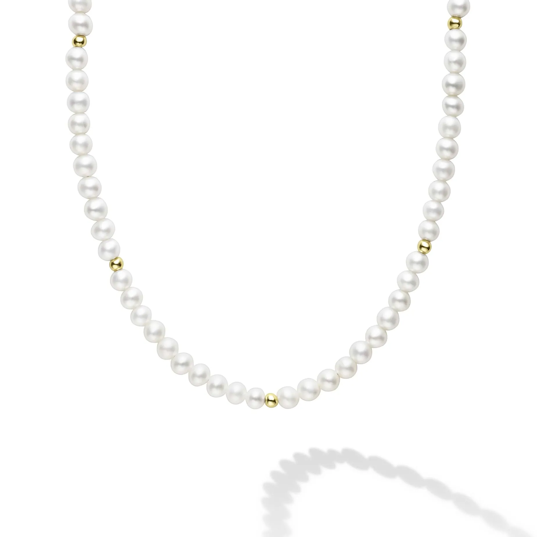 Childs First Gold Station Pearl Necklace