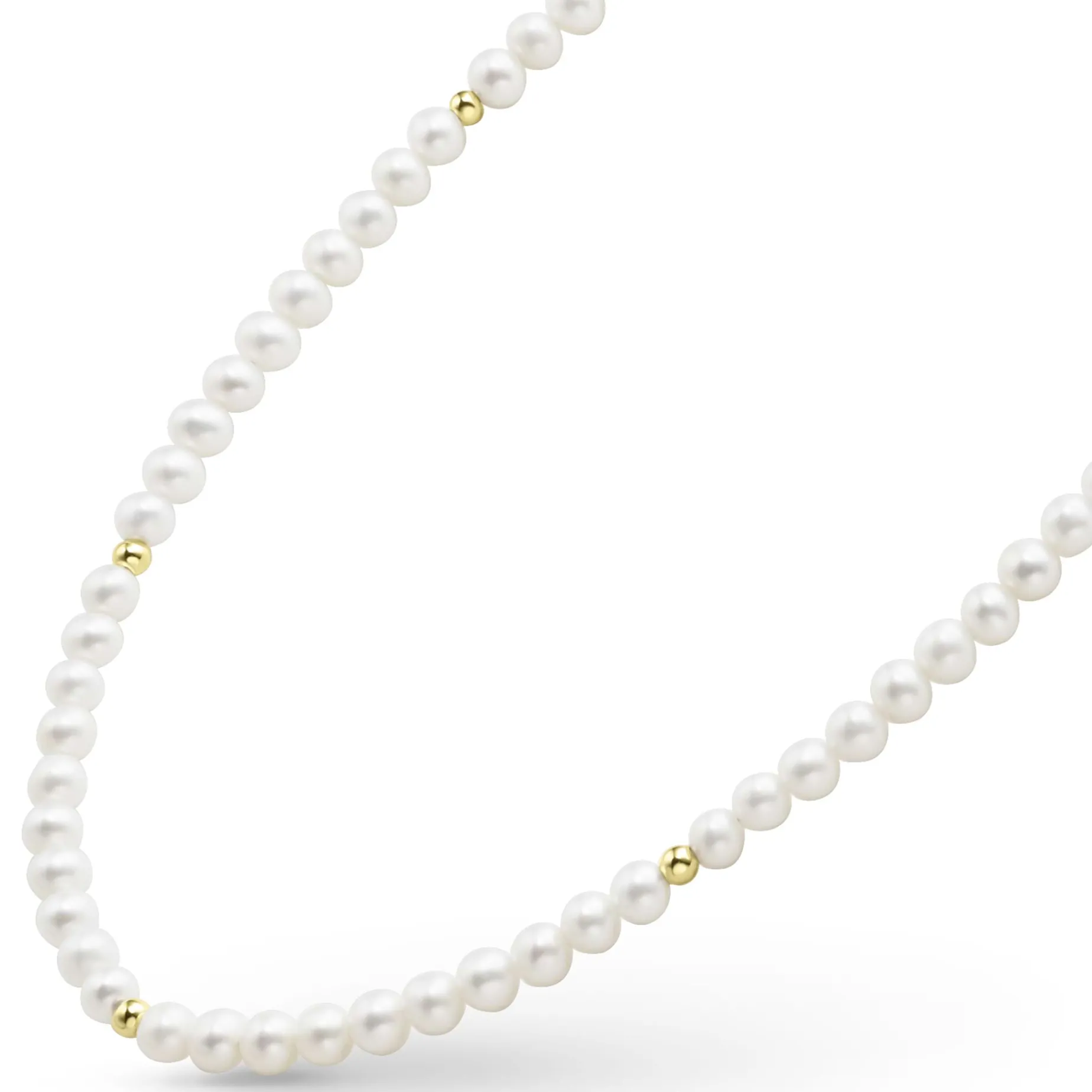 Childs First Gold Station Pearl Necklace