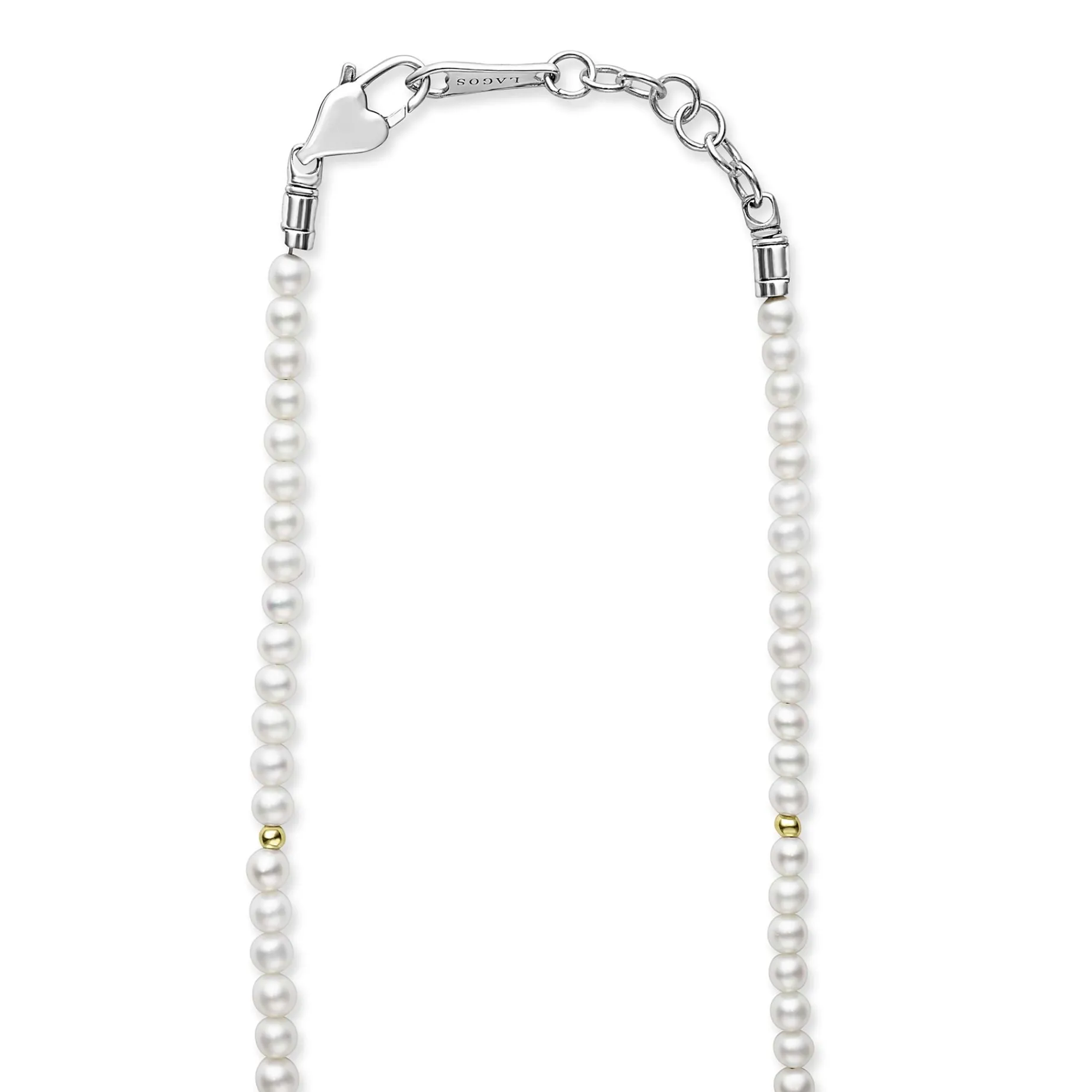 Childs First Gold Station Pearl Necklace