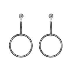 Circle Drop Earrings