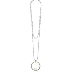 Circle Pearl Statement Necklace