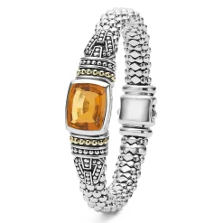 Citrine Caviar Bracelet | 9mm