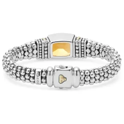 Citrine Caviar Bracelet | 9mm