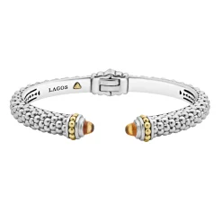 Citrine Cuff Bracelet | 8mm
