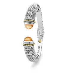 Citrine Cuff Bracelet | 12mm