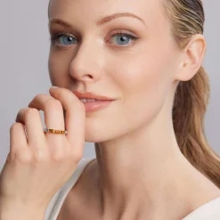 Citrine Stacking Ring