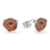 Crystal Geode Cufflinks