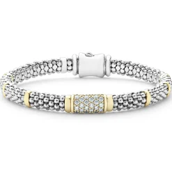 Diamond Caviar Bracelet | 6mm