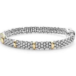 Diamond Caviar Bracelet | 6mm